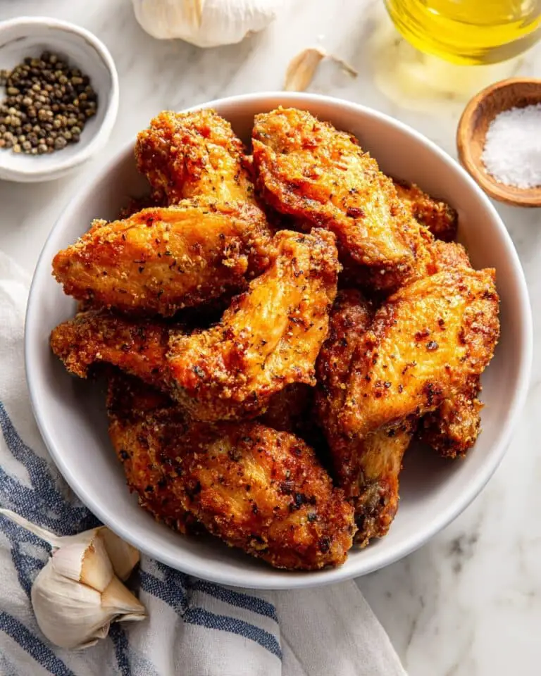 Garlic Pepper Chicken Wings Recipe