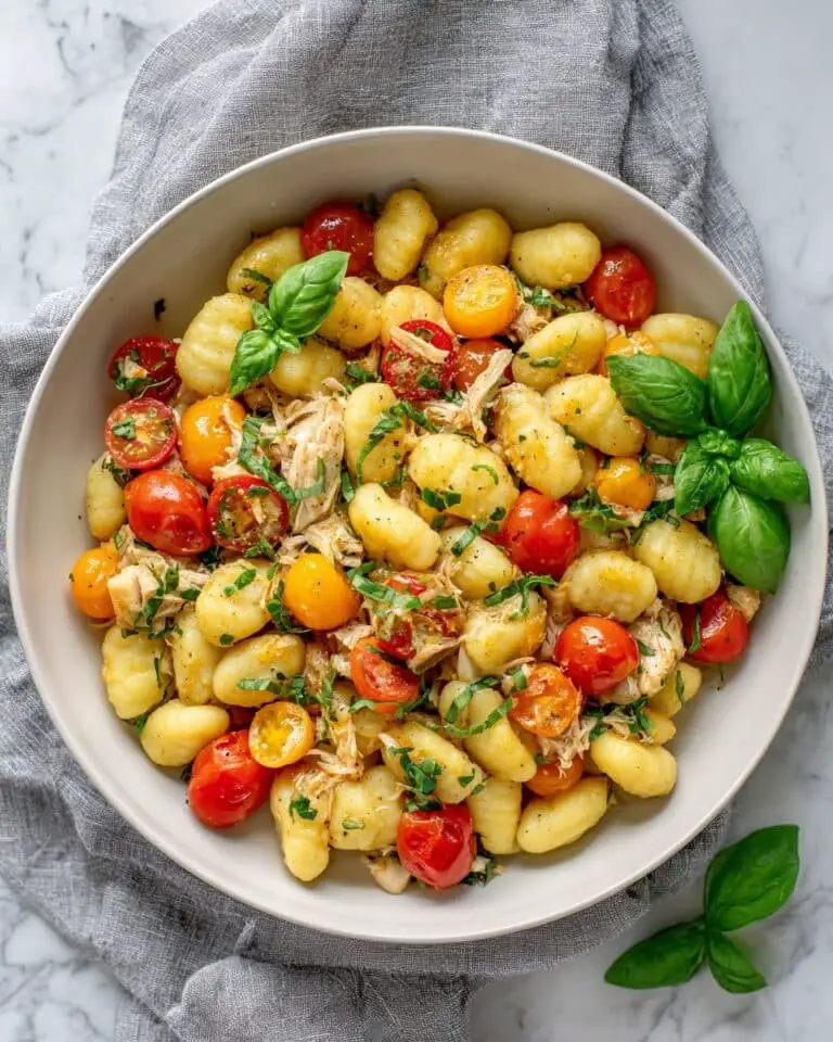 Caprese Chicken Gnocchi Skillet Recipe