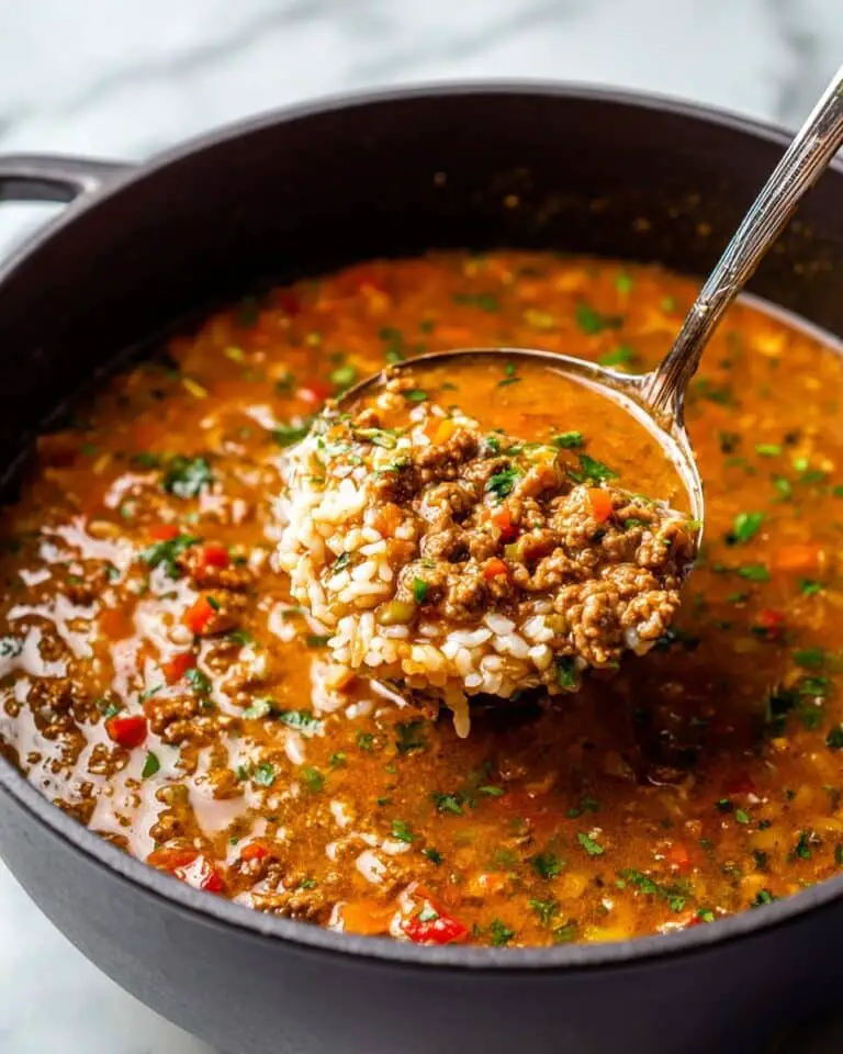 Easy Stuffed Pepper Soup Recipe