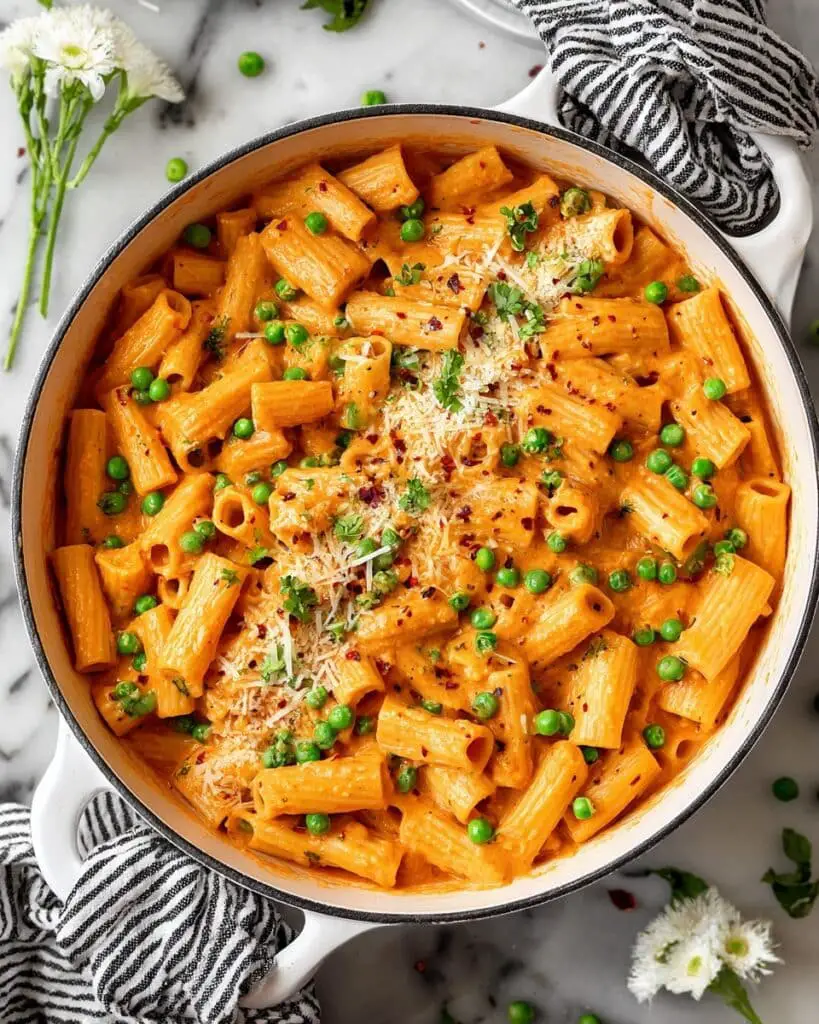 One Pot Spicy Rigatoni Recipe
