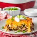 Beef and Bean Enchilada Casserole Recipe
