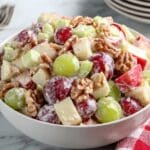 Classic Waldorf Salad with Apples, Grapes, Celery, and Toasted Walnuts Recipe