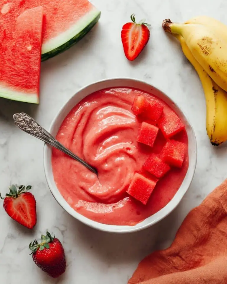 Strawberry Watermelon Sorbet Recipe