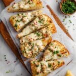 The Viral Chicken Alfredo Garlic Bread Recipe