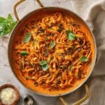 Creamy One Pot Pasta with Spicy Italian Sausage Recipe