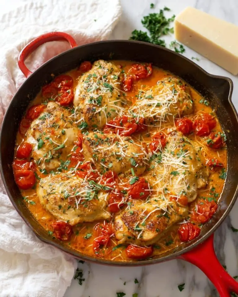 Healthy Chicken Pomodoro Skillet Recipe