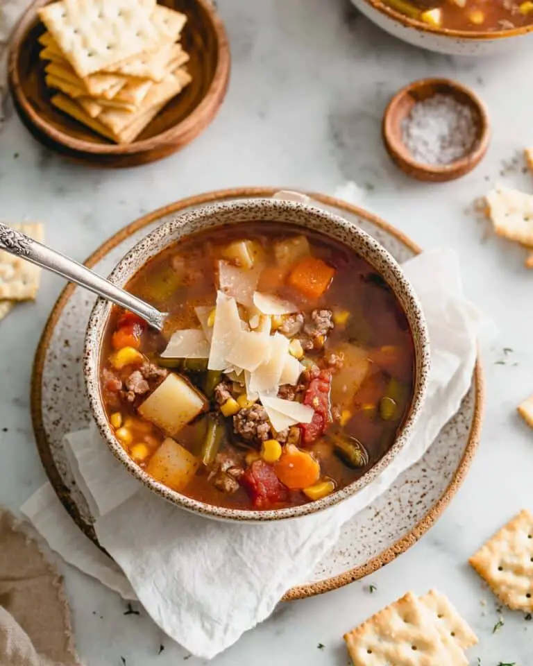 Vegetable Beef Soup Recipe