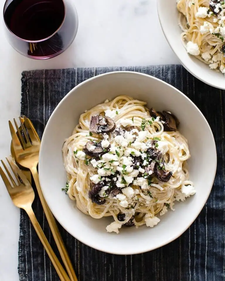 Gorgonzola Pasta with Beef Tenderloin Recipe