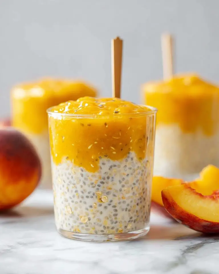 Peach Overnight Oats Recipe