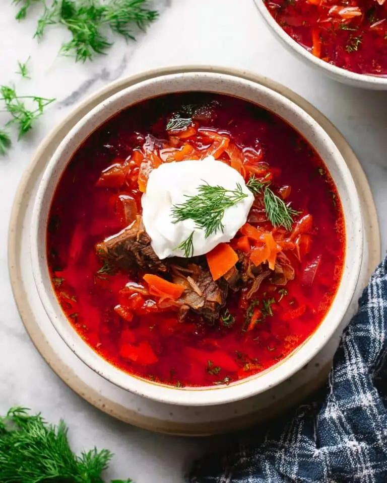 Borscht Soup with Beef Recipe