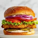 Grilled Chicken Sandwich with Dill Pickle Marinade and Honey Mustard Recipe