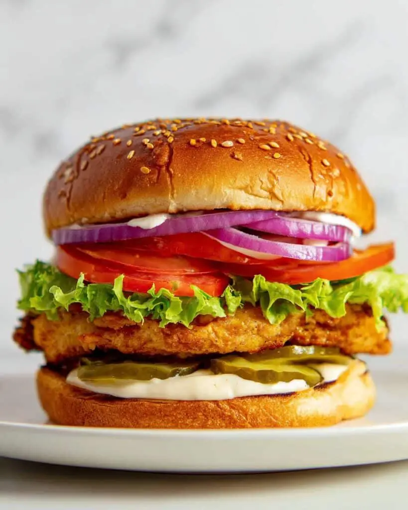Grilled Chicken Sandwich with Dill Pickle Marinade and Honey Mustard Recipe