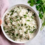 Instant Pot Cilantro Lime Rice Recipe