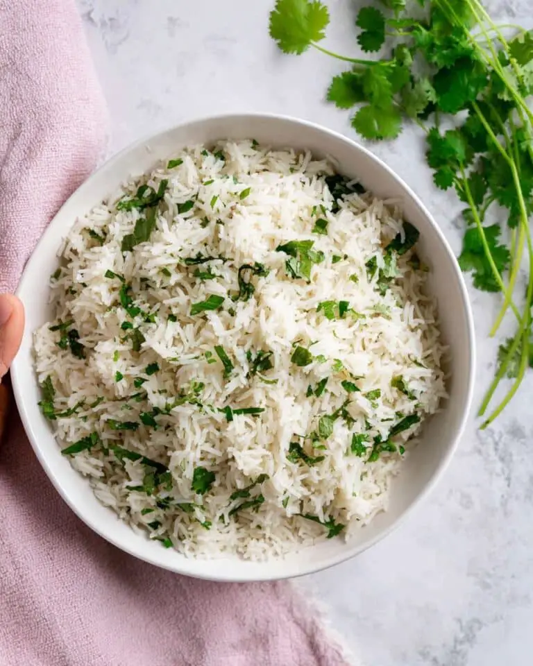 Instant Pot Cilantro Lime Rice Recipe