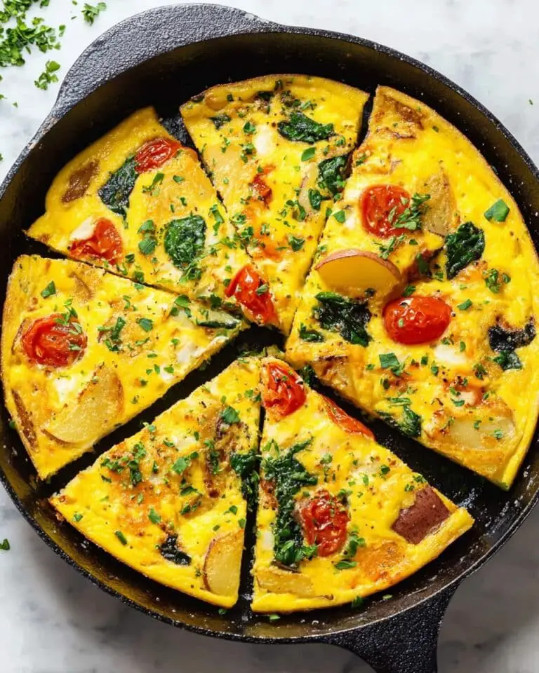 Oven Baked Potato Frittata Recipe