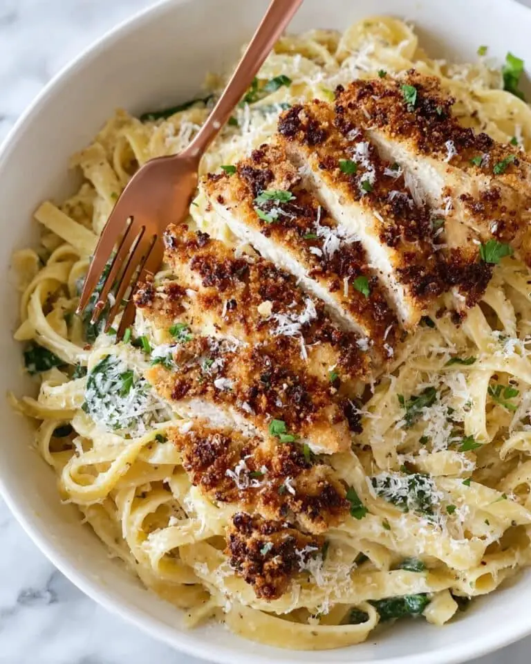 Crispy Chicken Caesar Pasta Recipe