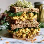 Smashed Chickpea Salad Sandwich Recipe