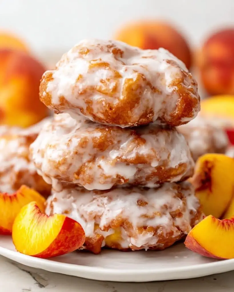 3 Ingredient Peach Fritters Recipe