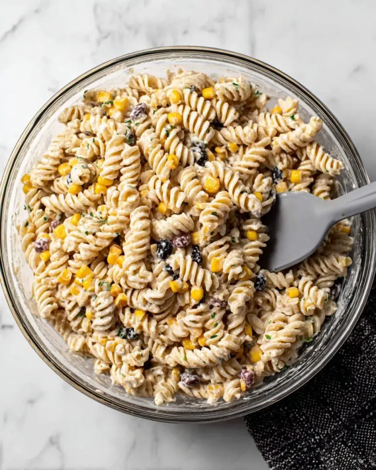 Healthy Mexican Street Corn Pasta Salad Recipe