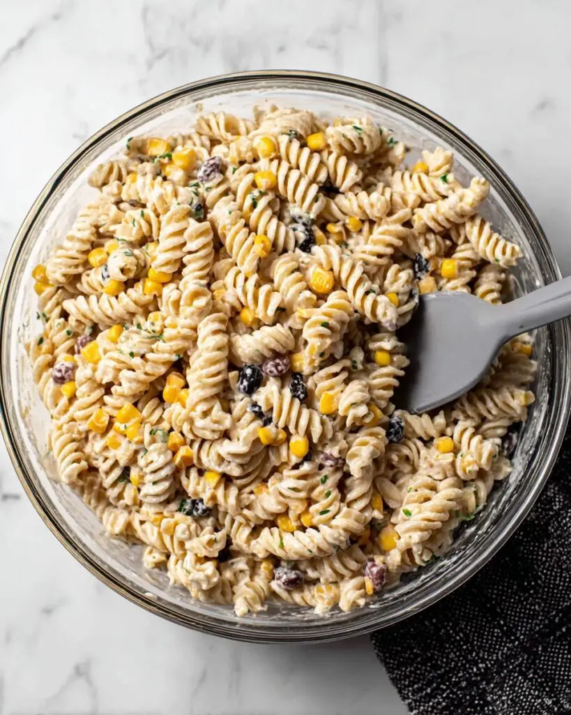 Healthy Mexican Street Corn Pasta Salad Recipe