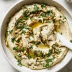 Smoky Eggplant Dip with Toasted Pine Nuts (Baba Ganoush) Recipe