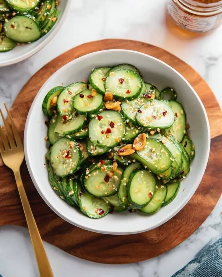 Homemade Asian Cucumber Salad Recipe