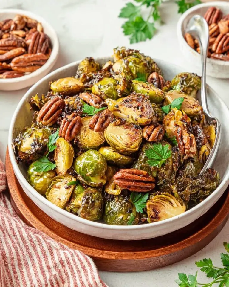 Air Fryer Maple Dijon Brussels Sprouts Recipe