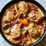 Creamy Chicken and Mushroom Skillet with Chipotle and Paprika Recipe