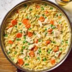 Creamy Chicken and Noodles Skillet Recipe