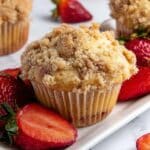 Strawberry Rhubarb Muffins Recipe