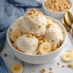 Cottage Cheese Ice Cream with Peanut Butter Swirls Recipe