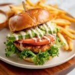 Shrimp Burgers with Dill Mayo and Cajun Spices Recipe