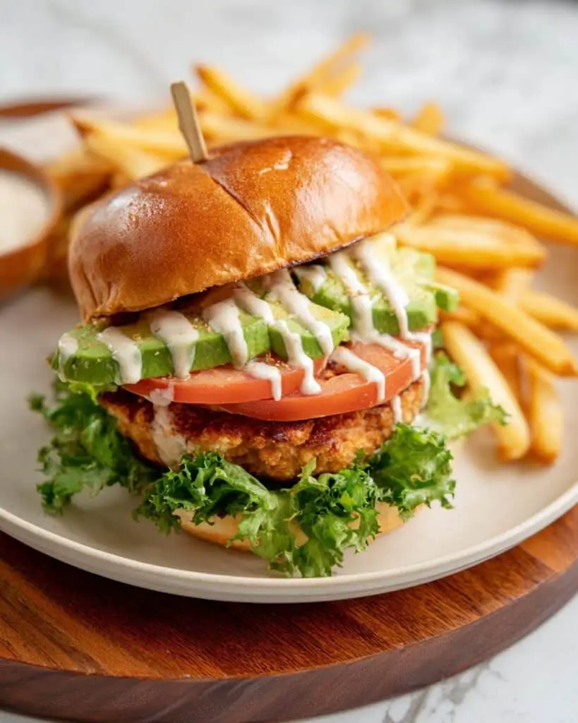 Shrimp Burgers with Dill Mayo and Cajun Spices Recipe