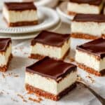 Cheesecake Bars with Chocolate Ganache Recipe