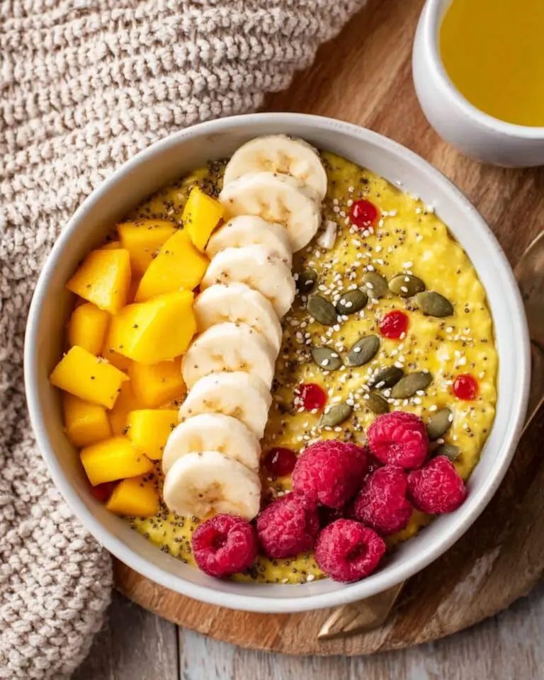 Golden Turmeric Oatmeal Recipe
