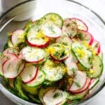 10-Minute Cucumber Radish Salad Recipe
