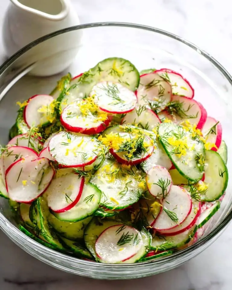 10-Minute Cucumber Radish Salad Recipe