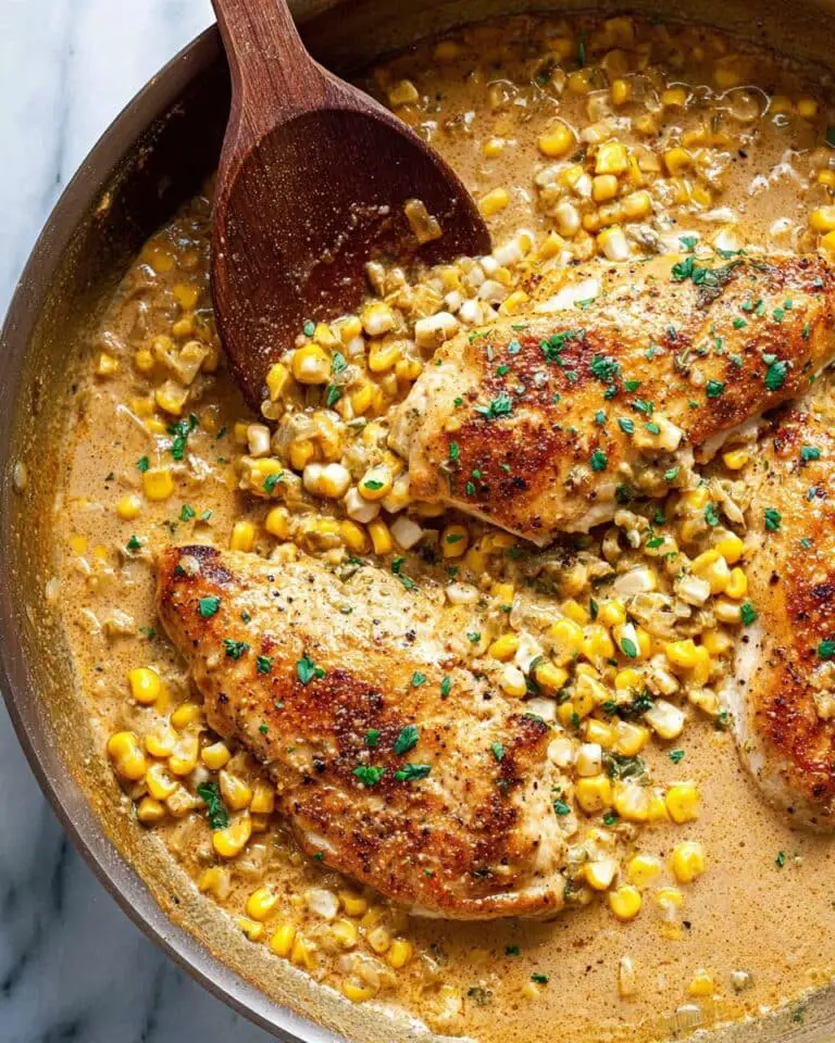 Creamy Chicken and Corn Skillet Recipe