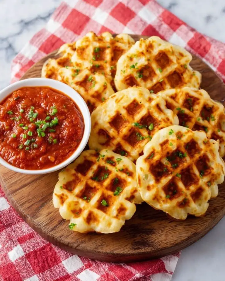 Pizza Waffles Recipe
