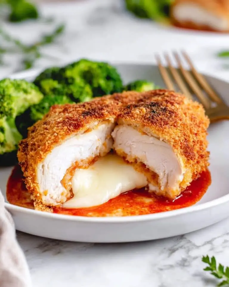 Mozzarella-Stuffed Chicken Breast with Marinara Recipe