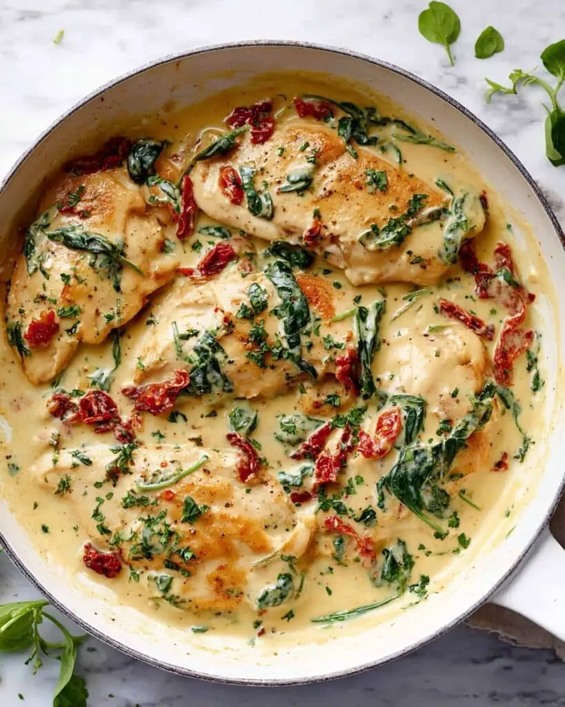 Creamy Tuscan Garlic Chicken Recipe