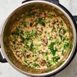 Instant Pot Mushroom Risotto Recipe
