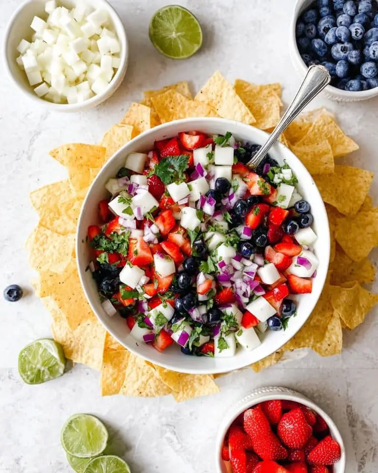 Blueberry Strawberry Jicama Salsa Recipe