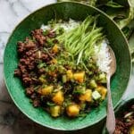 20 Minute Sticky Ginger Sesame Pineapple Beef Recipe