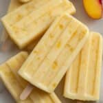 Peach Yogurt Popsicles Recipe