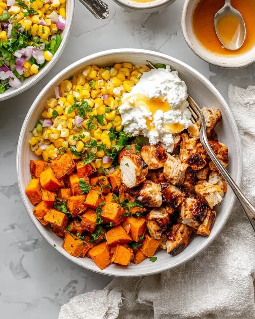 Hot Honey Chicken Bowls Recipe