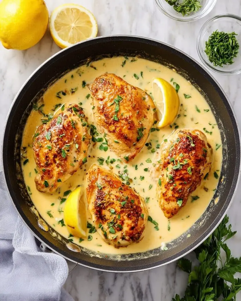 Creamy Lemon Chicken Recipe