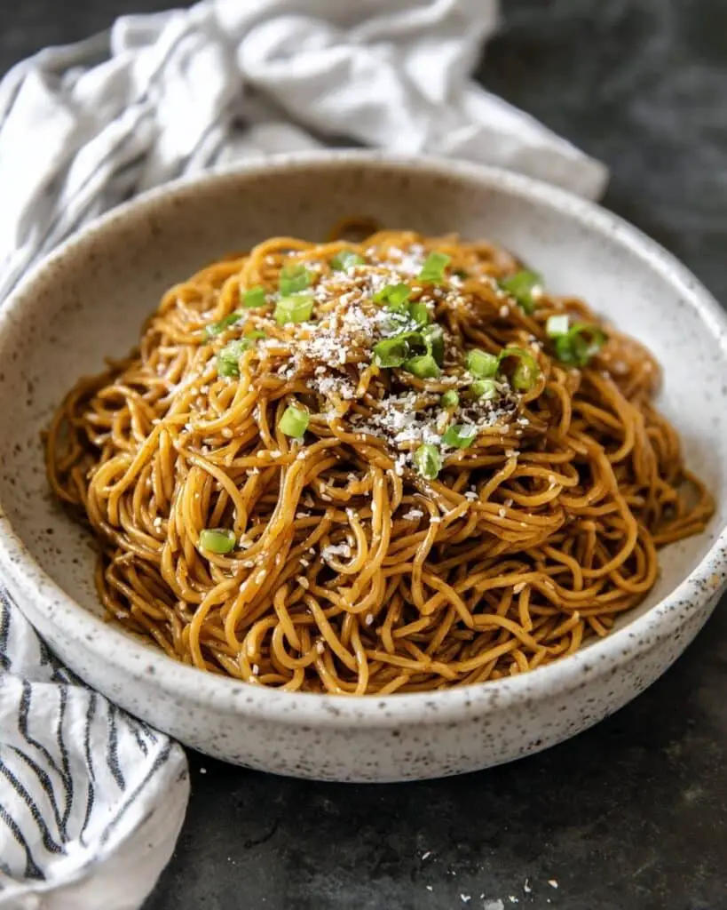 Asian Garlic Noodles Recipe