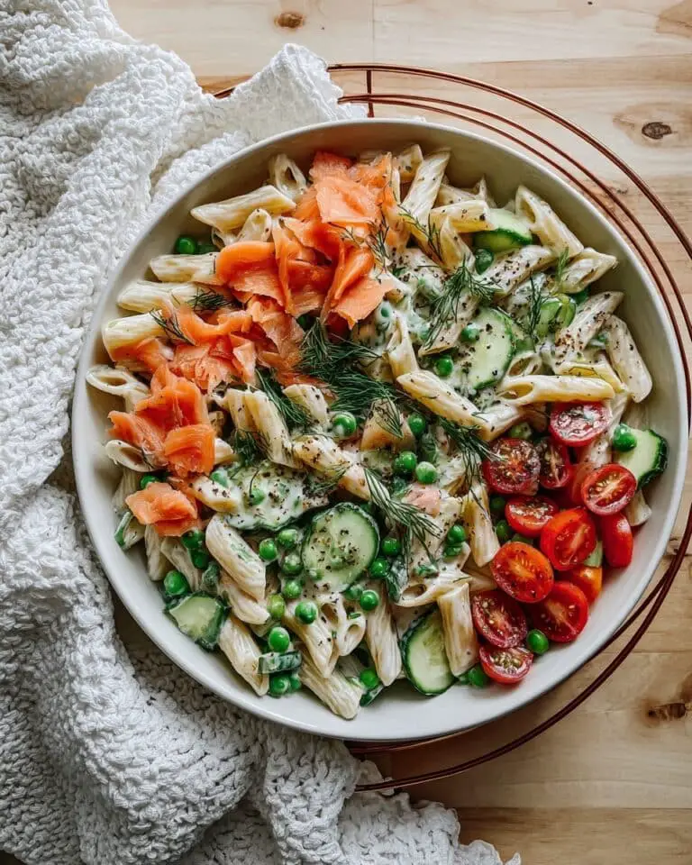 Smoked Salmon Pasta Salad Recipe