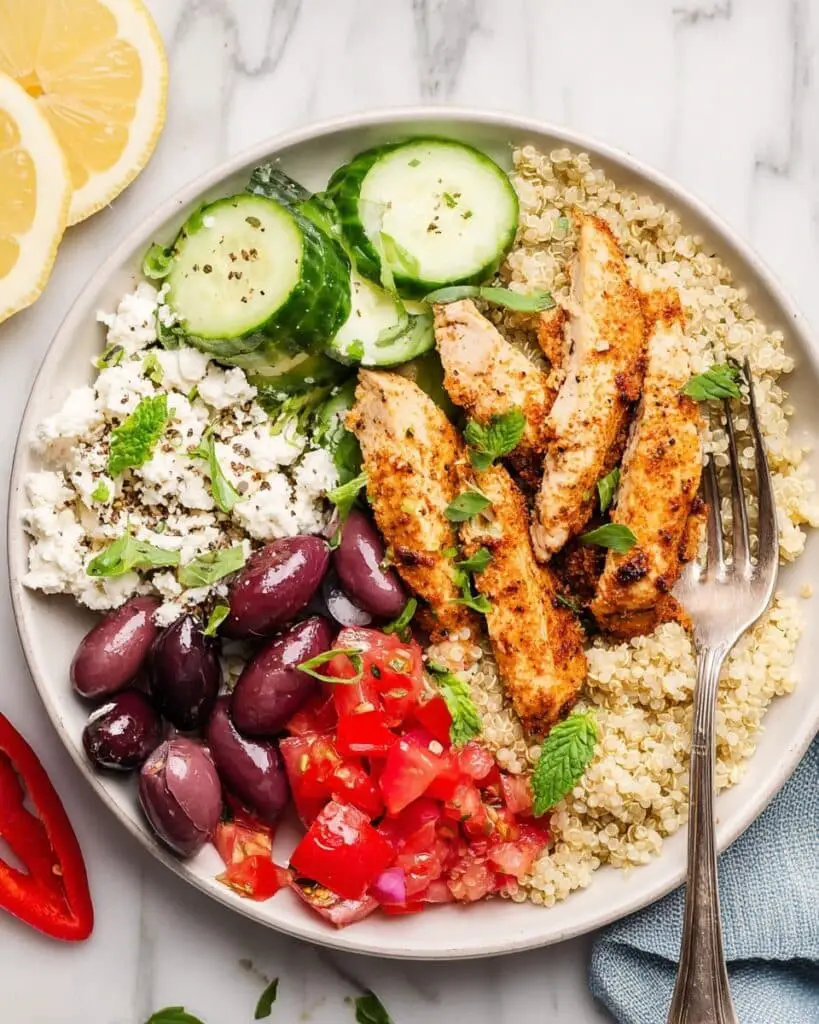 Mediterranean Chicken Bowl Recipe